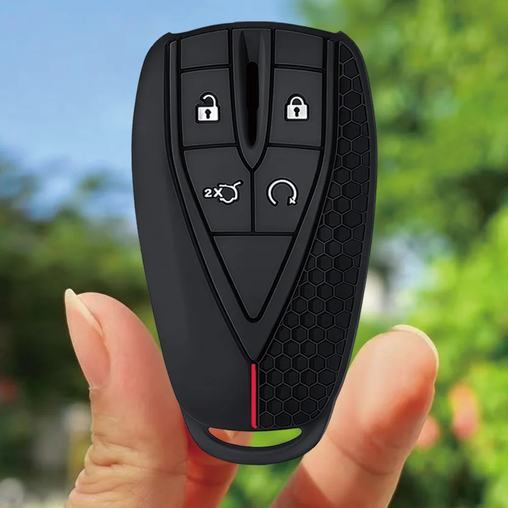 Silicone Car Remote Case KeyChain for Changan CS35 Plus CS55 PLUS CS75 PLUS Eado UNI-T UNI K Oushang X5 X7 EV Rubber Key Cover