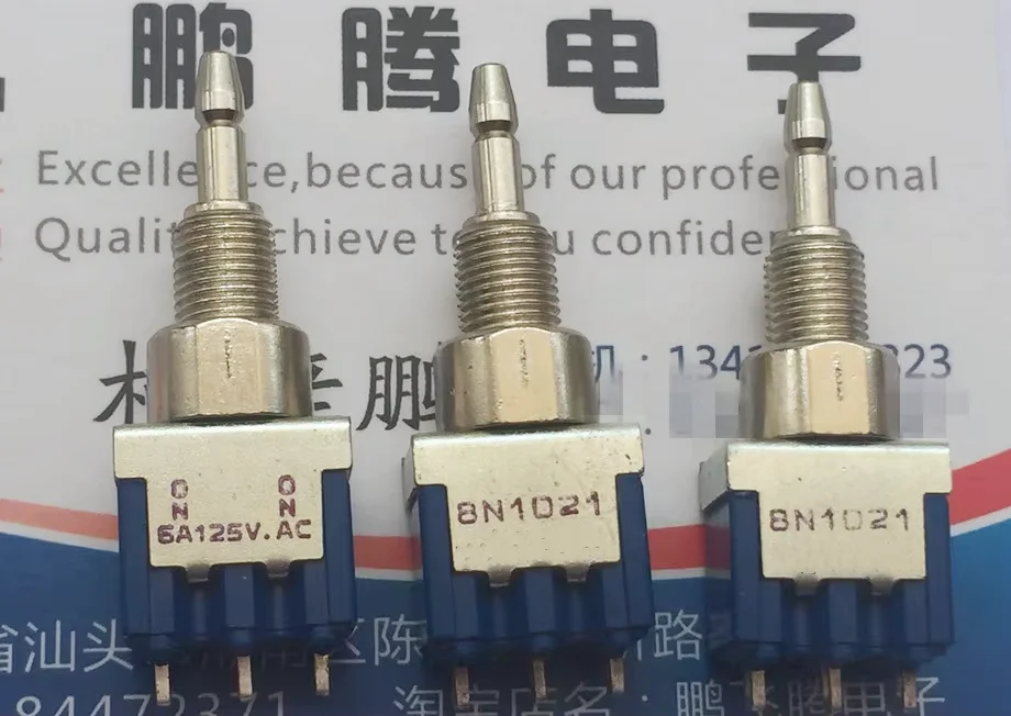 

Оригинальный новый 100% 8N1021 миниатюрный кнопочный переключатель 3-контактная кнопка сброса 6A125V