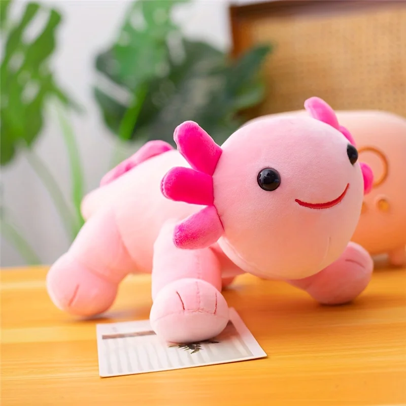 25cm niedlichen Axolotl Plüschtiere weichen Kawaii Axolotl Plüschtiere Puppen Stofftiere Plüsch kissen für Geburtstag Kinder Geschenke Wohnkultur