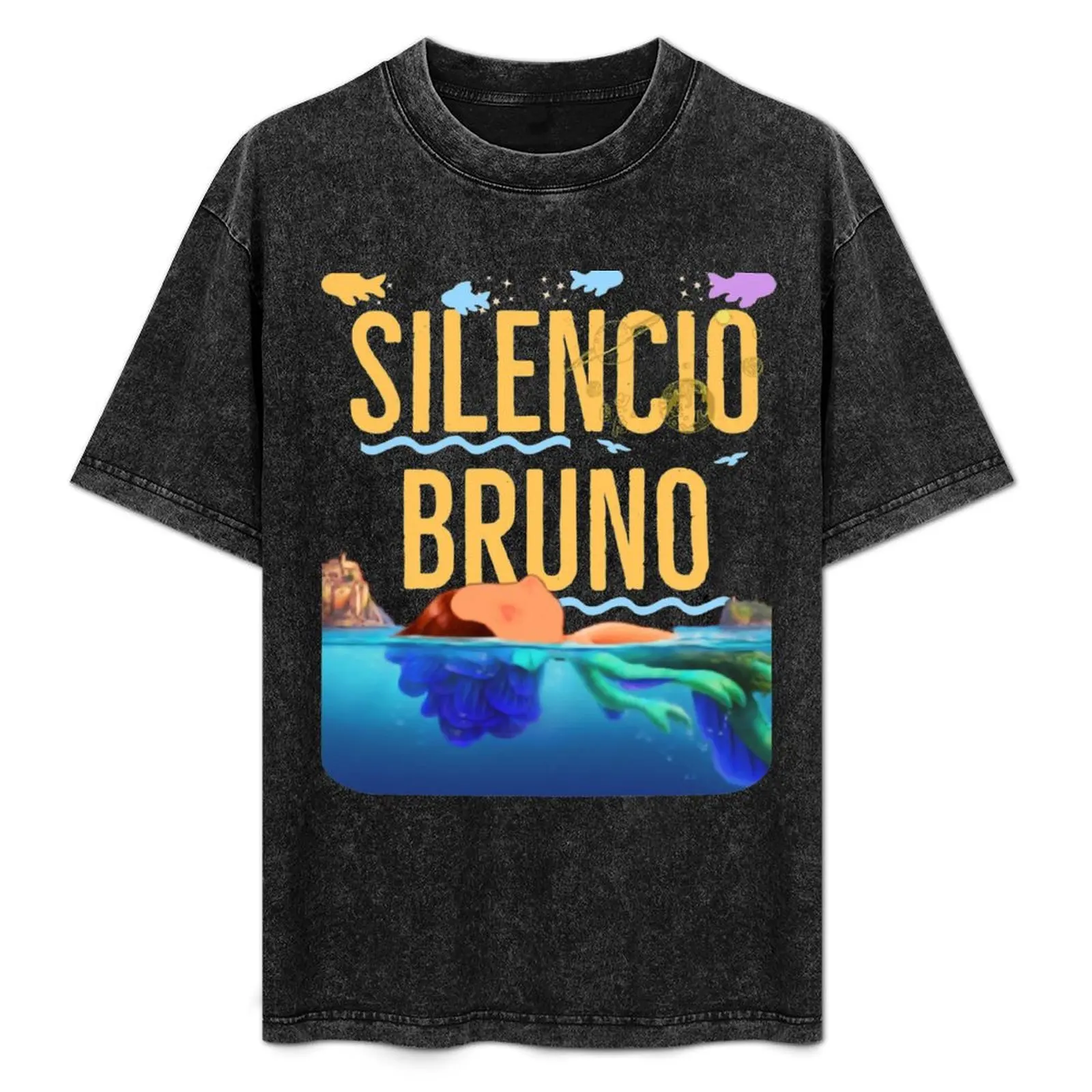 Silencio Bruno T-Shirt Basic Solid Color Short Sleeve Cotton Top