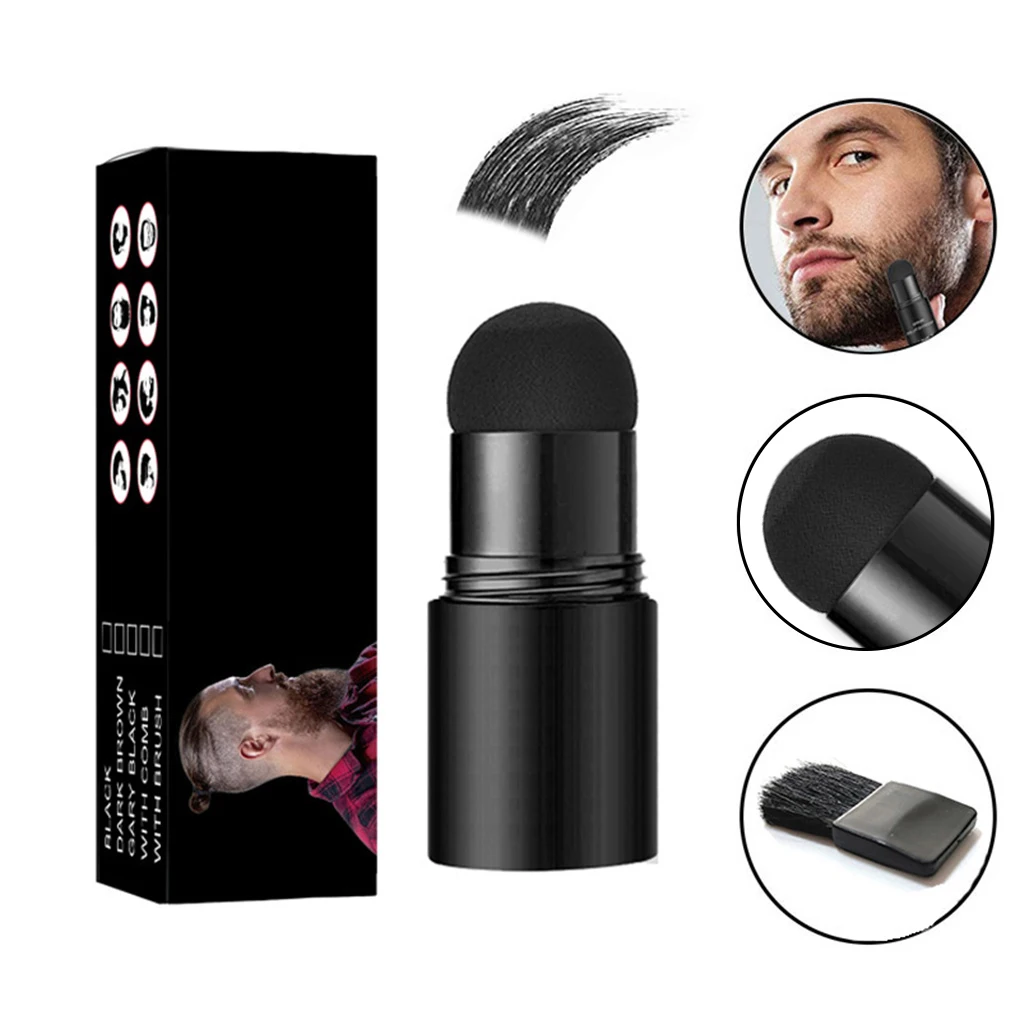 Men Beard Filler Concealer Long Lasting Hair Patches Quick Coloring Coverage Makeup Business Styling Pen Beard