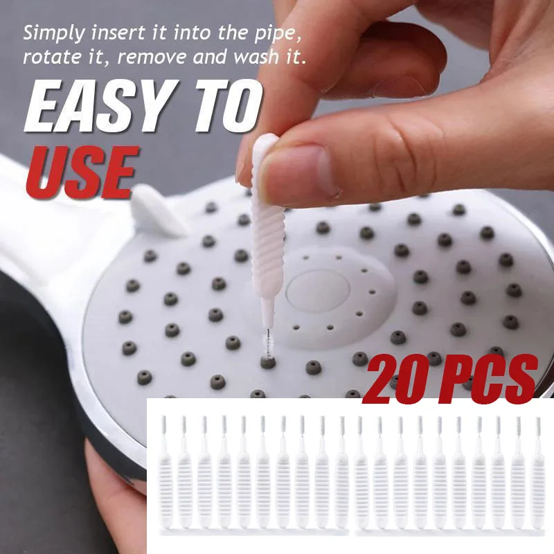 20/10/5PCS Bathroom Shower Head Cleaning Brush Kitchen Toilet Phone Hole Washing Anti-clogging Brush Pore Gap Cleaning Brush