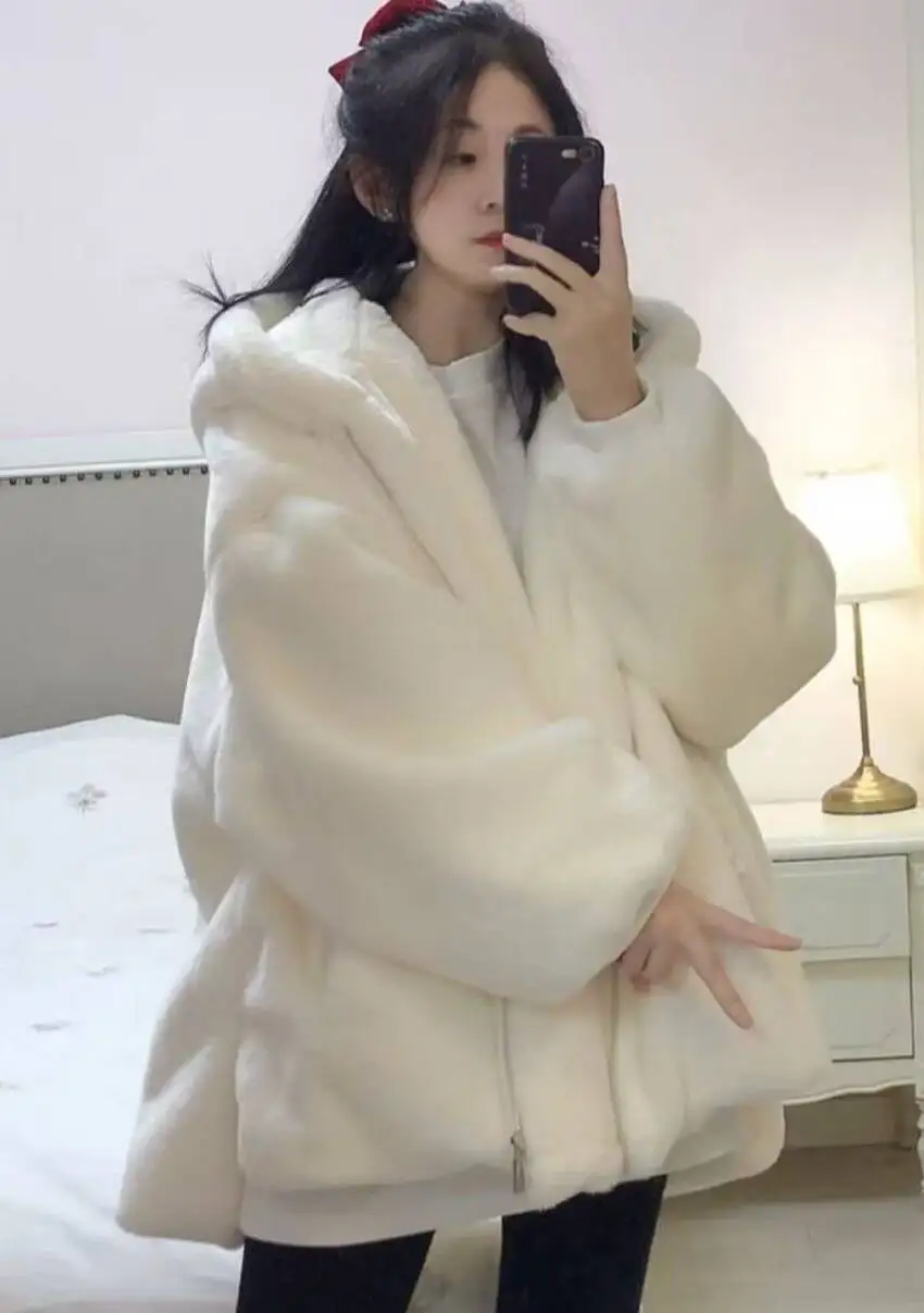 Parkas Womens Unisex Fall Pile Lined Fluffy Elastic Cuffs Lovely Feminina Daily Leisure Lightweight Sweet Feminine Cute Business