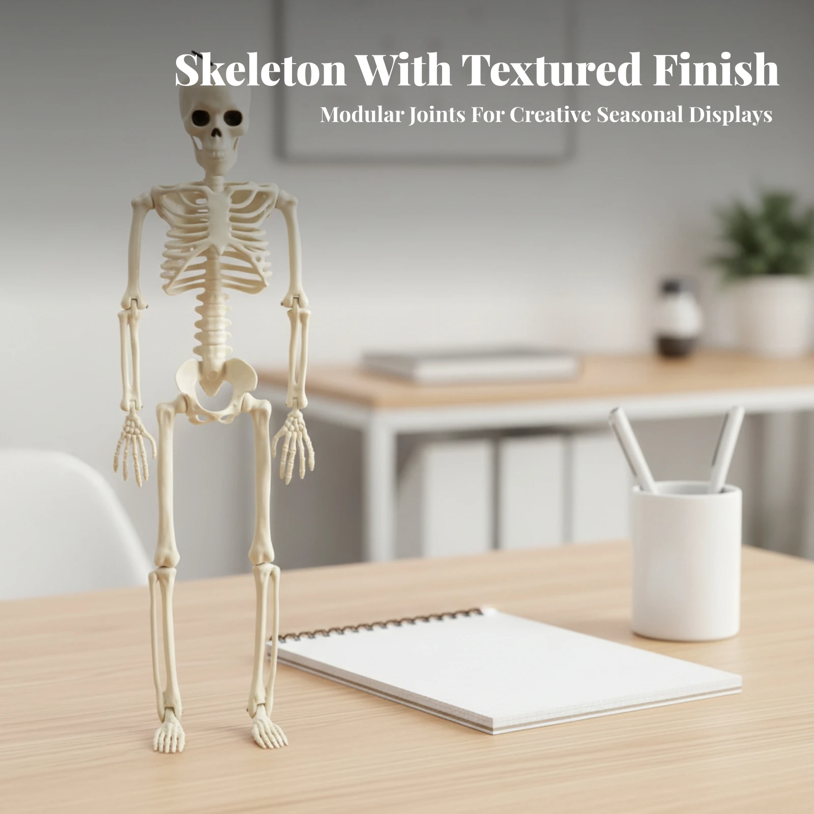 Halloween Skeleton Prop Lightweight Hanging Skeleton Decoration Anatomical Realistic for Haunted House