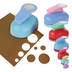 8/16/25/38/50/75mm Random Color Circle Punch DIY Embossing Punches Scrapbooking Machine Paper Cutting Hole Punch Rounder Cutter