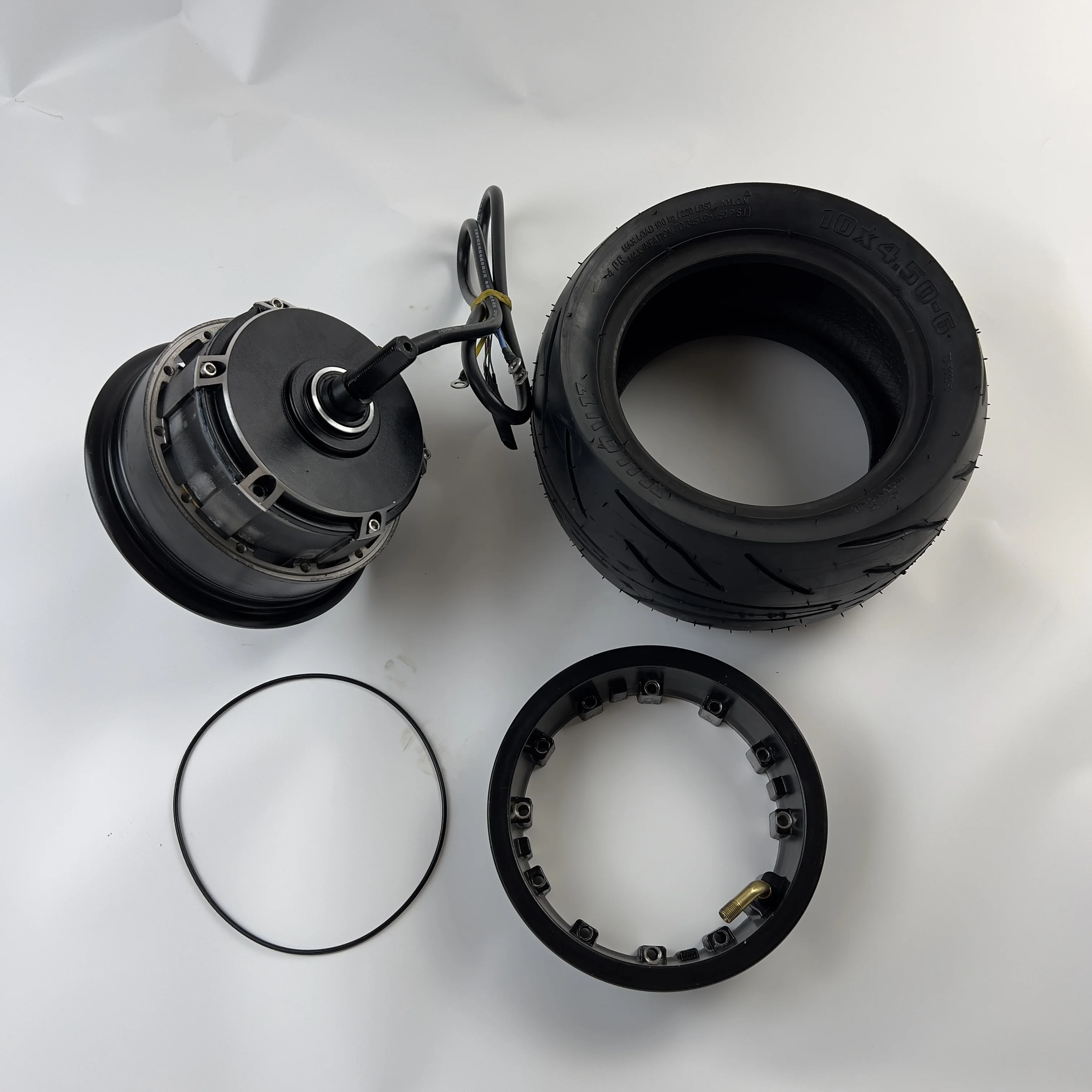 10 inch 2000W-4000W Gearless Hub Motor for Motorcycle