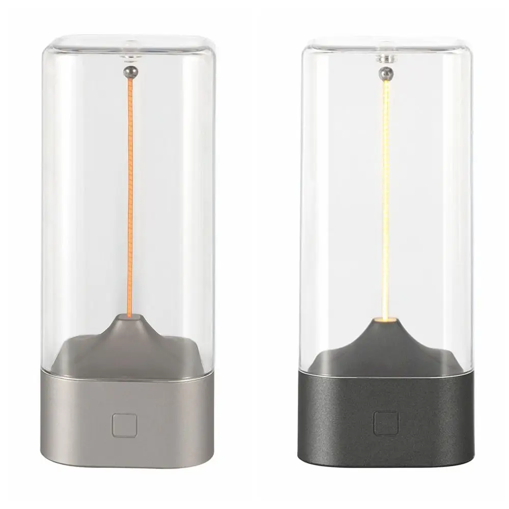 Creatief flexibel gloeidraad nachtlampje dimbaar oplaadbaar campinglicht kunststof zachte verlichting omgevingstafellamp buitenshuis