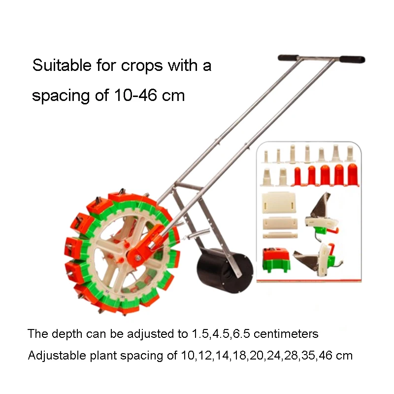 

10-ротовая 12-ротовая ручная сеялка для кукурузы, хлопка, сои, арахиса, точная машина, инструмент для посадки семян, нержавеющая сталь