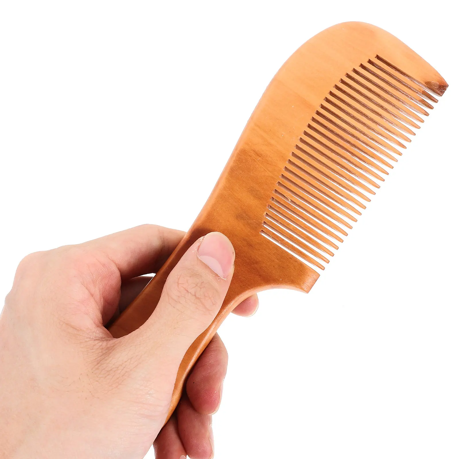 

Набор из 3 расчесок для волос из персикового дерева, натуральные деревянные расчески, антистатические, с частыми зубьями, для массажа и улучшения кровообращения