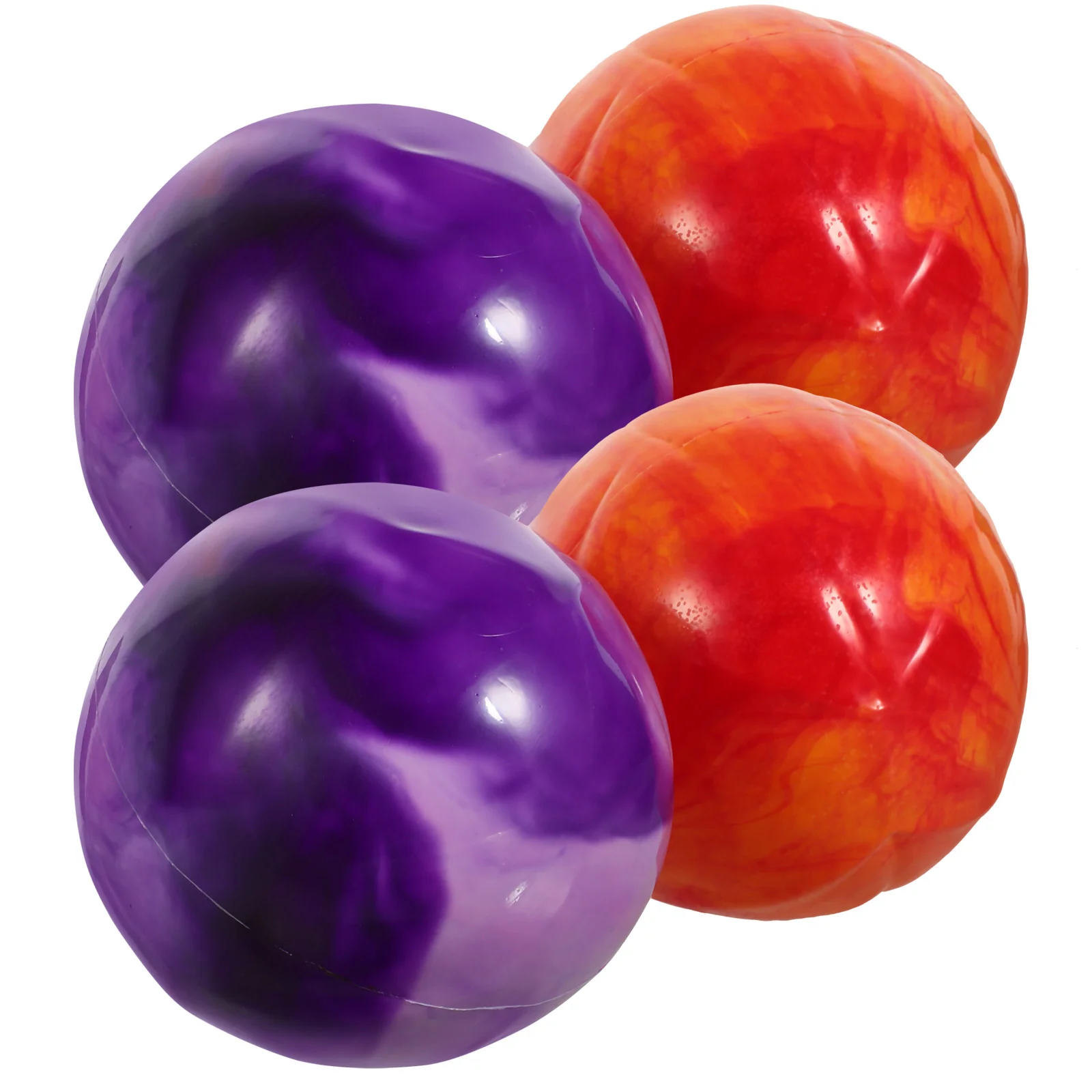 4 Pcs Toy Ball Colorful Cloud Stretch Bouncy Kids Bouncing Balls Inflatable Pool Party