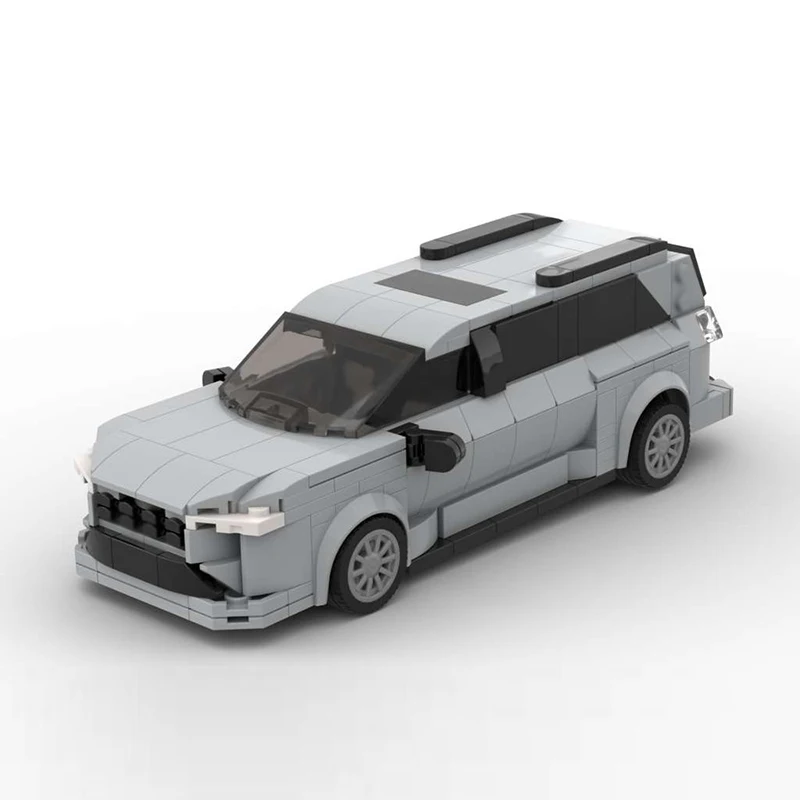 City Car Model MOC Building Bricks Sienna Multi-Purpose Vehicle Modular Technology Children Holiday Gifts Assemble Toys Suit