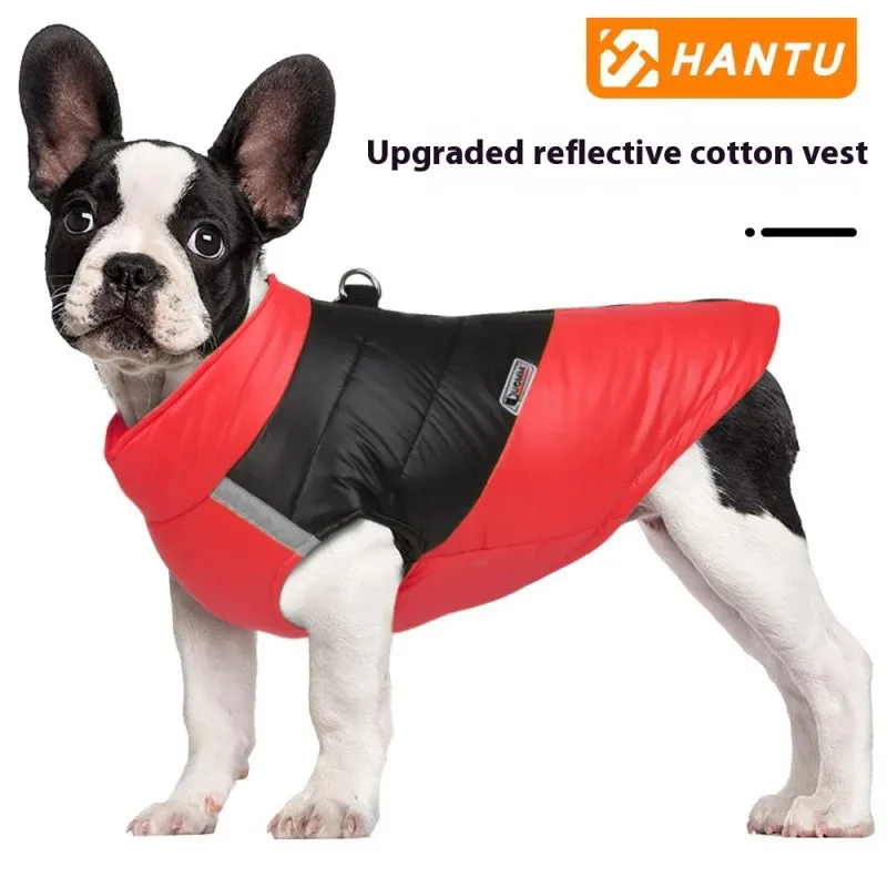 

All-Weather Reflective Dog Jacket - Windproof Waterproof Thermal Coat with Soft Lining, Comfort Fit for Outdoor Use
