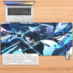 Game Zenless Zone Zero ZZZ Hoshimi Miyabi teclado mousepad Mouse Mat DeskMat With Pad Gaming Accessories Prime Gaming mouse pad