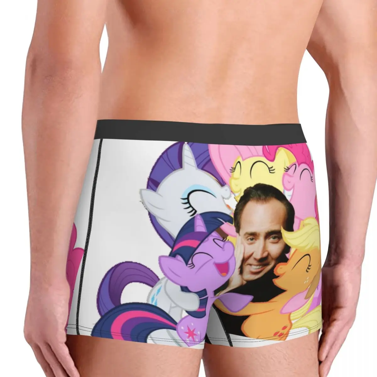 Custom Nicolas Cage Boxer Shorts For Homme 3D Printed Male Nic And His Girls Underwear Panties Briefs Breathbale Underpants