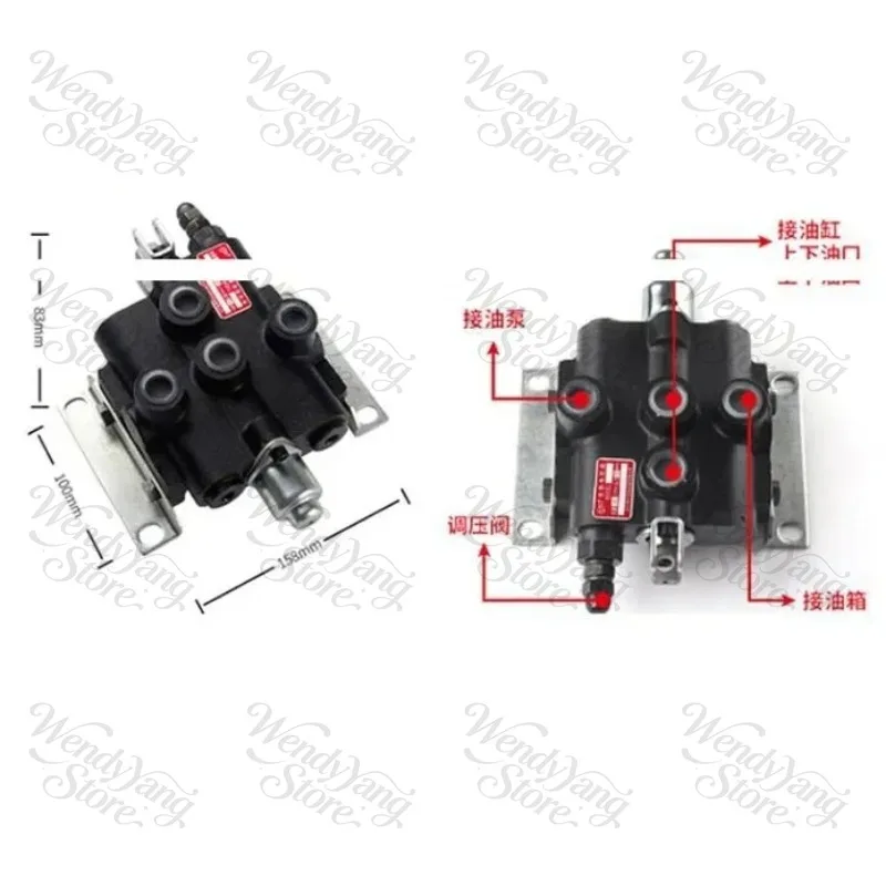 Suitable for ZS1-L118 Series Multiway Valve Manual Hydraulic Multiway Valve Distributor