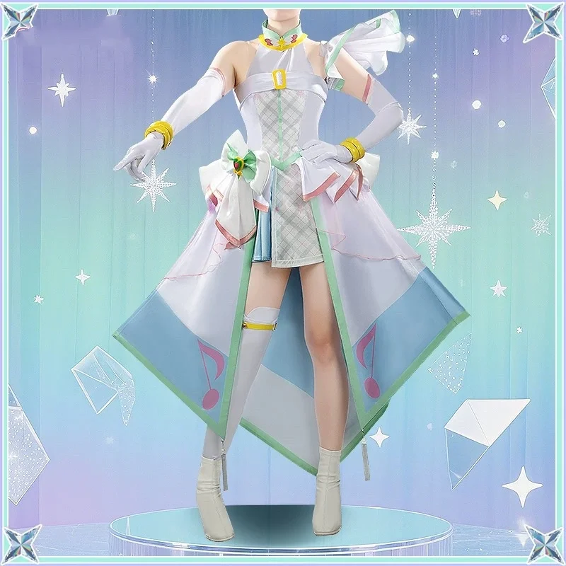 

COWOWO Guang Zhi Mei Shao Nv Cure Zukyun Cosplay Costume Cos Game Anime Party Uniform Hallowen Play Role Clothes Clothing