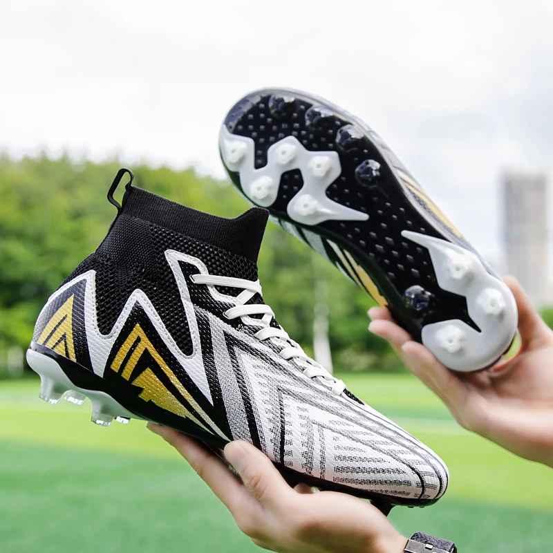 Men New Football Shoes Soccer Shoes Cleats Unisex High-quality Breathable Sport Outdoor Ultralight Non-Slip Drop Shipping