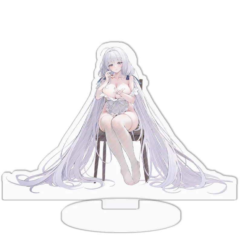 Azur Lane Akrylowa Tabliczka Stojąca 8. Rocznica Elbing Cheshire Taiho Monarch Dekoracja Anime Gra Prezent dla Fanów Ozdoby na Biurko