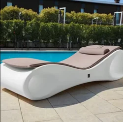 Tumbona para balcón, sillas de piscina al aire libre, cama de Sol para Patio, silla de salón de playa, cama de día al aire libre, SPA