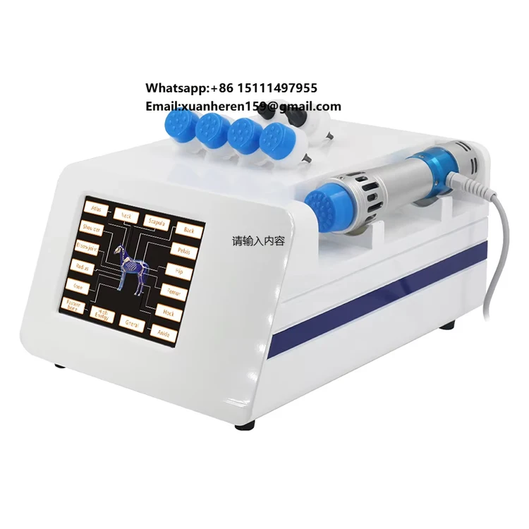 Portable Horse Shock Wave Treatment Horses Vet Veterinary Shockwave Physical Therapy Machine Physiotherapy Equipment for Horse