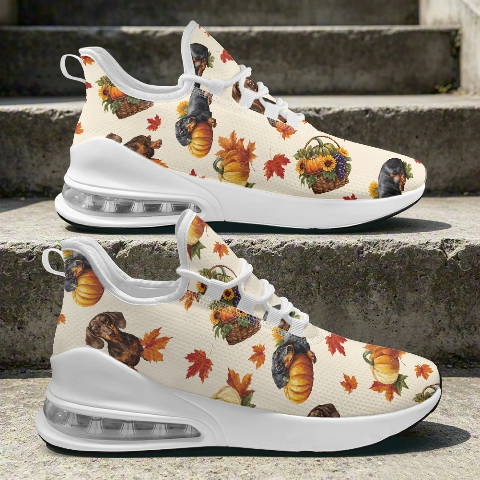 XIXIRIMIDO Thanksgiving Air Cushion Shoes for Woman Autumn/Winter 2026 Collection Shoes Women's Running Sneaker Festive Gifts