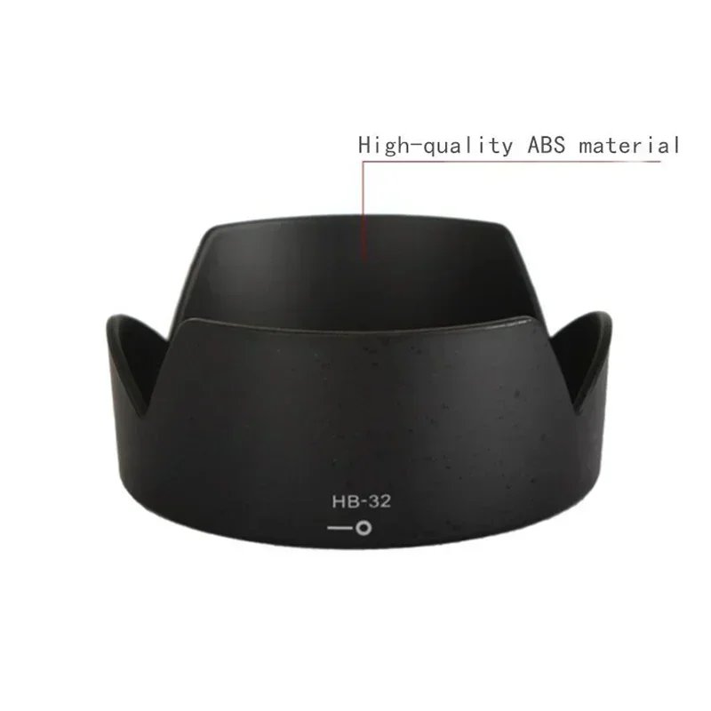 Lens Hood For Ni-kon HB-32 DX AF-S 18-70mm 18-105mm 18-135mm 18-140mm ED Bayonet ABS Reversible Camera Sunshade Lens Hood