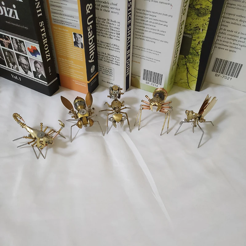 

Mechanical insects, creative animal models purely handmade metal crafts
