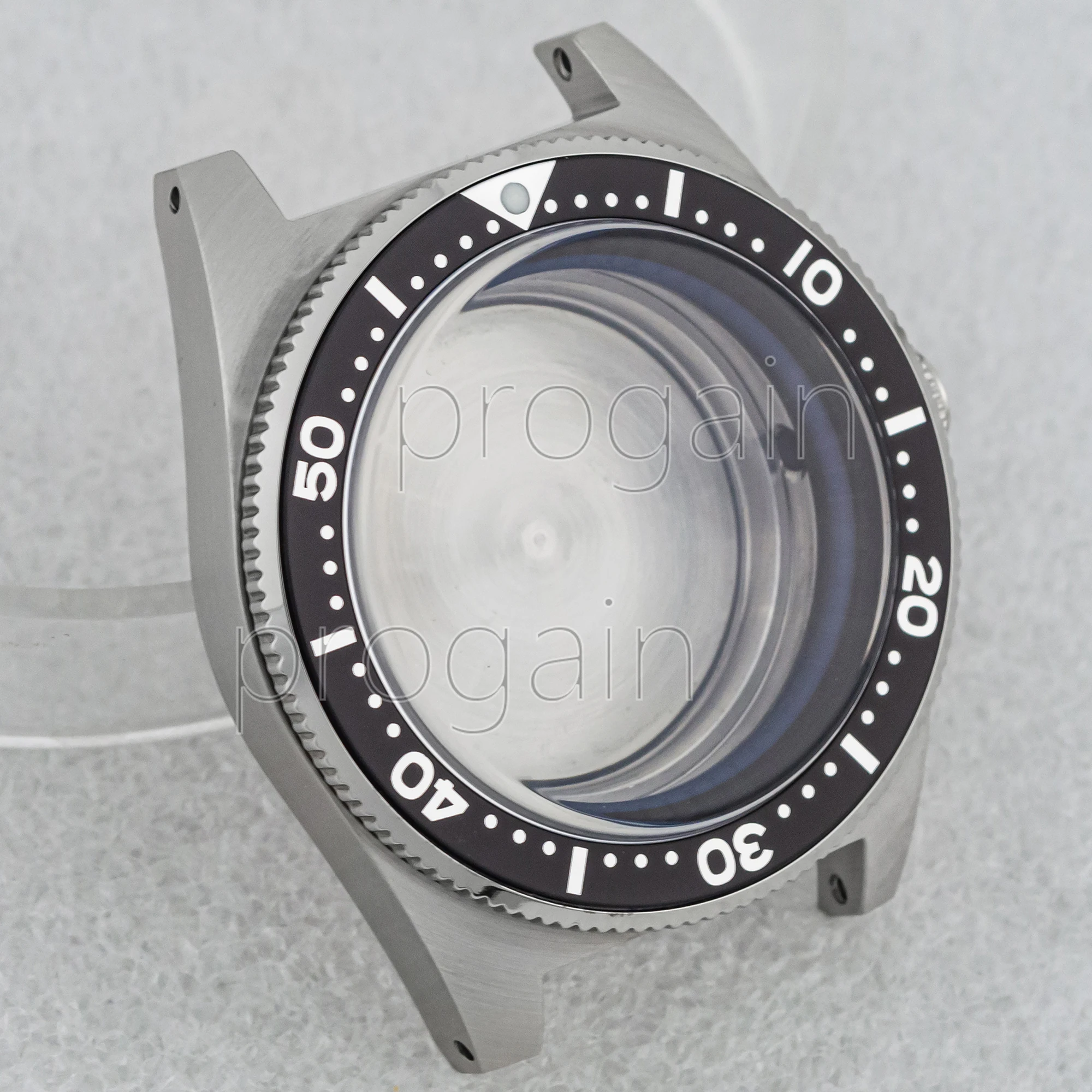 Stainless Steel Case 62MAS Diving 40mm Vintage Watch Case Bubble Sapphire Crystal Glass Case Fit NH34 NH35 NH36 Movement