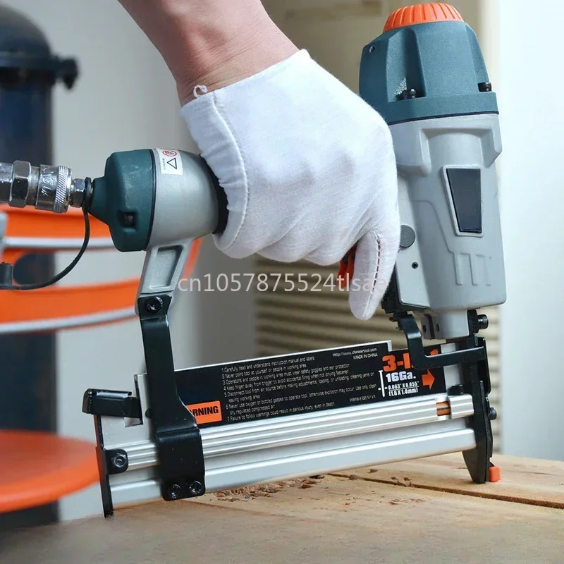 F50 Straight Nail Steel Gun U-shaped Code  Pneumatic Gun Three in One Pneumatic Nail Gun Carpenter