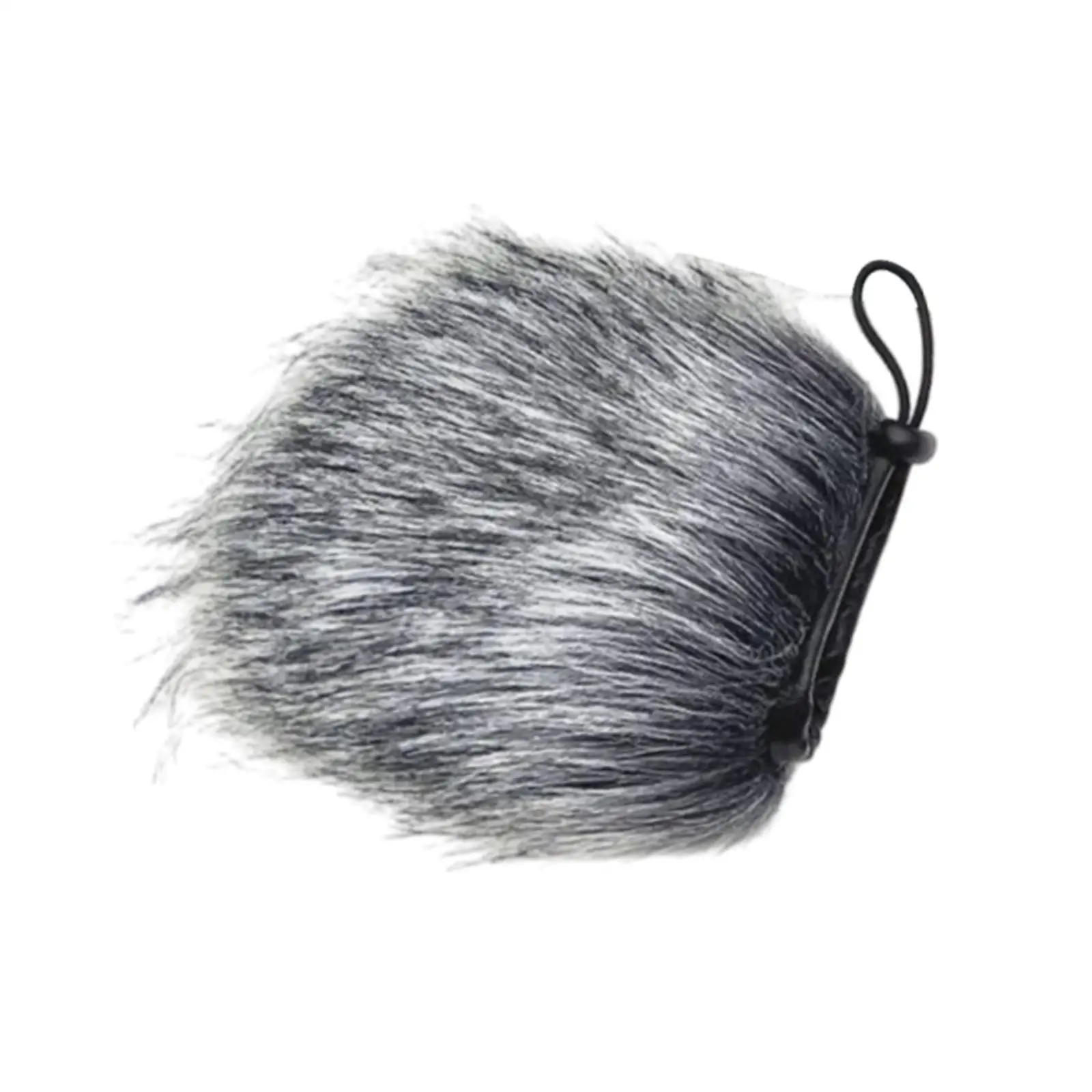 Professional Mic Furry Wind Cover Wind Screen for Podcast Interview Adjustable Soft Muff Fits