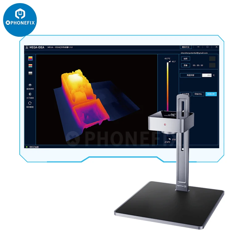 Qianli Toolplus Supercam X 3D Thermal Imager Camera Mobile Iphone Motherboard PCB Electrical Fault Detection Diagnosis Instrumen