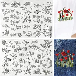 50Pcs Water Soluble Sewing Stabilizers Embroidery Stick and Stitch Embroidery Paper Wash Away Stabilizers for Embroidery Sewing