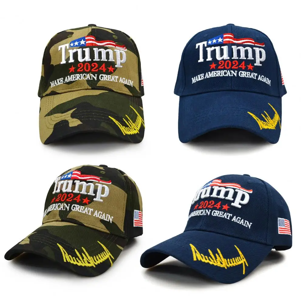 Lady Hat Support Trump Re-election 2024 President Election Campaign Trump Comeback Baseball Hat with for Rallies for Sunshade