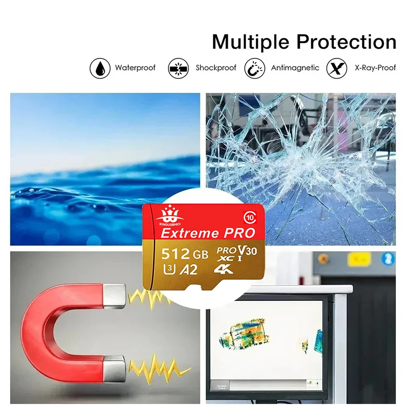 Class 10 Quality Memory Card for Phone Camera 32/64/128/256/512gb Mini High Quality High Speed Reliable Fast Durable Premium U3