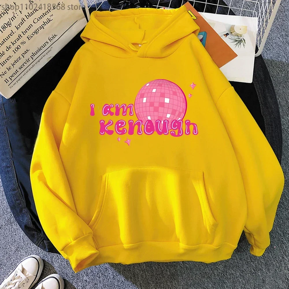 Ik Ben Kenough Hoodie Barbenheimer Hot Pink Barbiee Sweatshirt Grappige Film Kleding Mannen/Vrouwen Kpop Streetwear Lange Mouw Top mannelijke