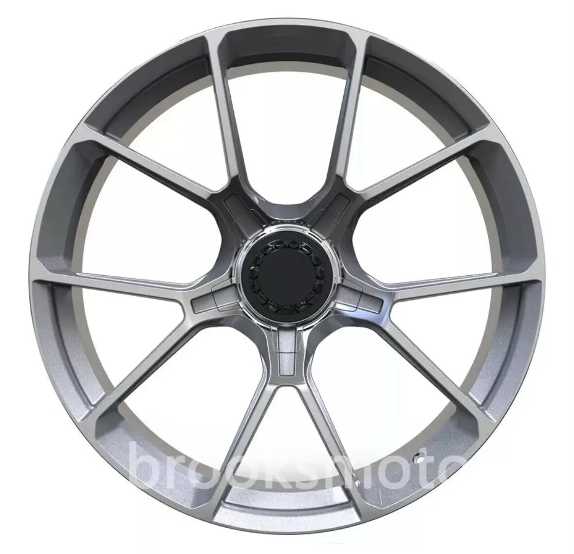 

FOR PORSCHE 992 TURBOS 21" 22" FORGED SILVER WHEELS RIMS 21X9.5 22X12.5 SET OF 4