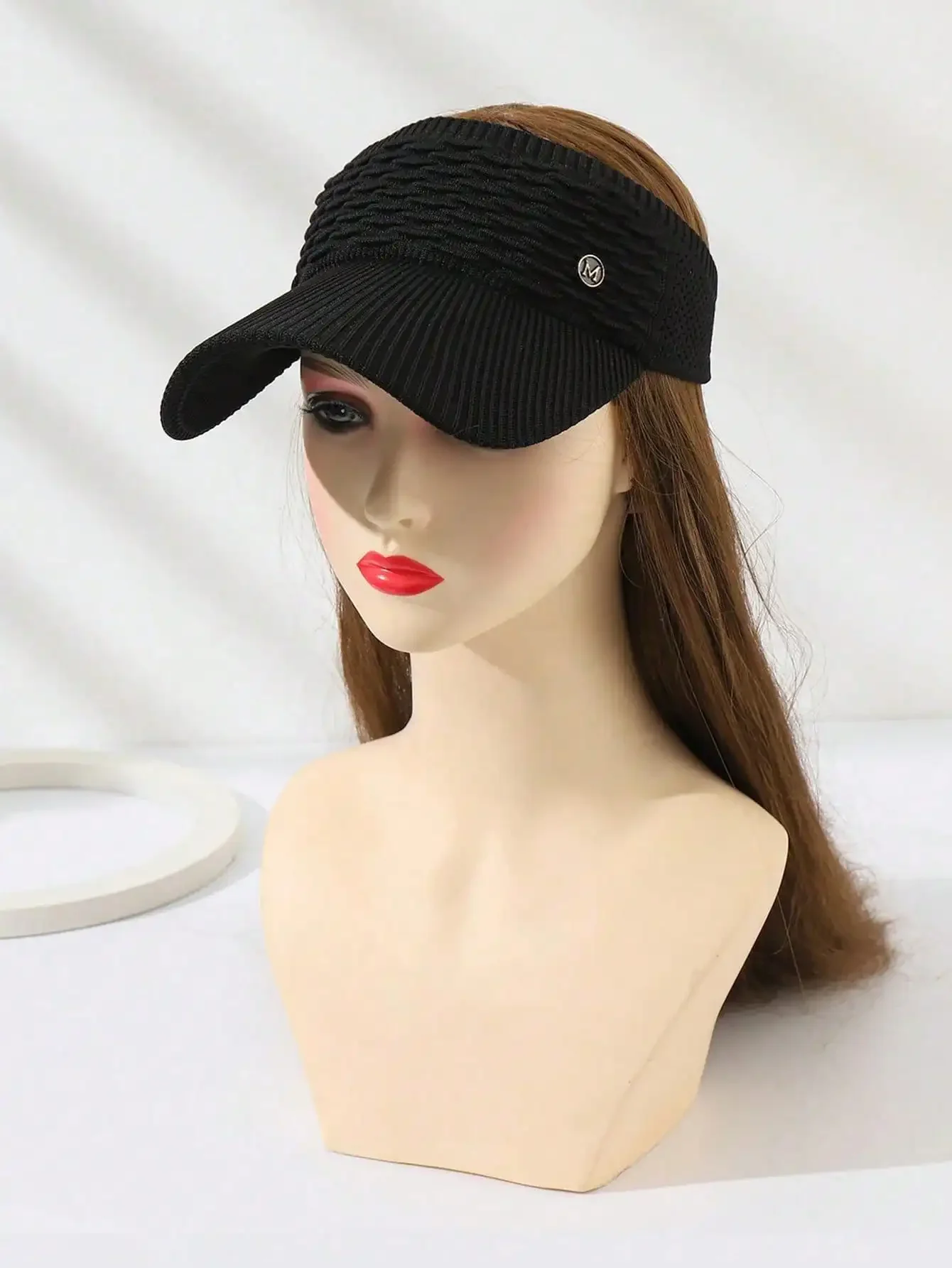Unisex-Sonnenhut mit Sonnenschutzkrempe, sportlicher Sonnenhut, lässig, vielseitig, atmungsaktiv, verstellbar – Detail 5