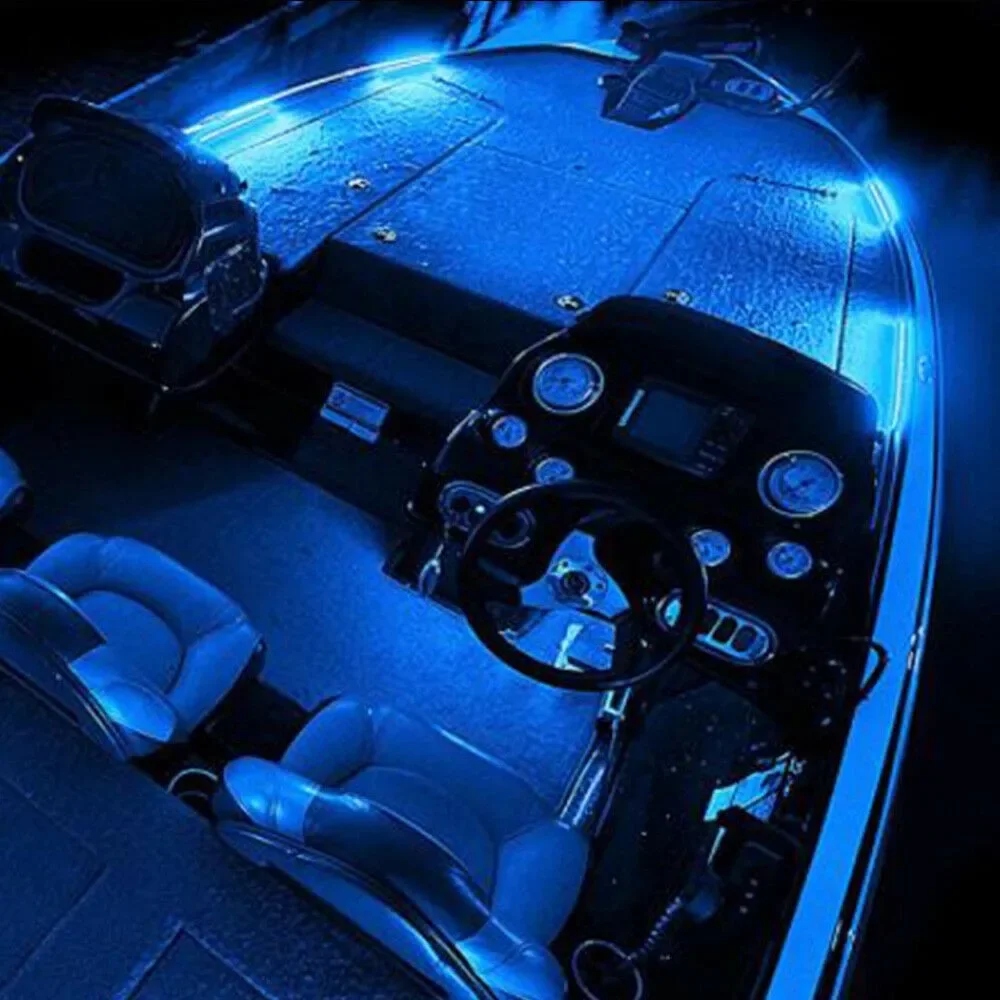 2/4pcs 12V LED Car Interior Strip Lights 17cm Interior Lamp Waterproof Boats Daytime Running Lights Bar Lamp