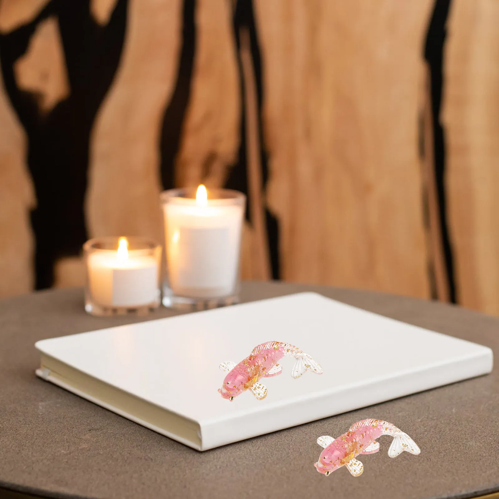 

2 шт. маленькие хрустальные статуэтки рыбок, изысканные декоративные фигурки для дома, офиса, романтического оформления вечеринок