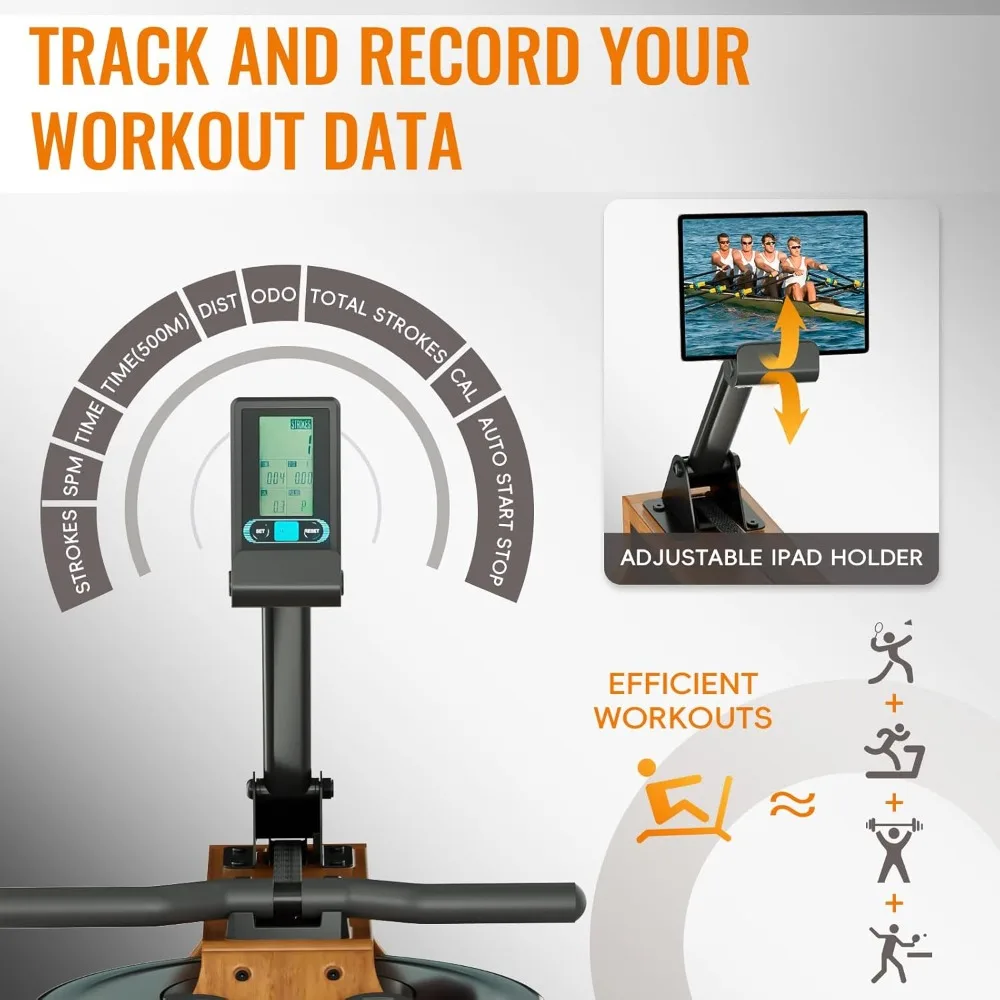 آلة التجديف المغناطيسية للصحة واللياقة البدنية من صني مع مقاومة قابلة للتعديل وسائر الجسم بالكامل SF-S0 #3