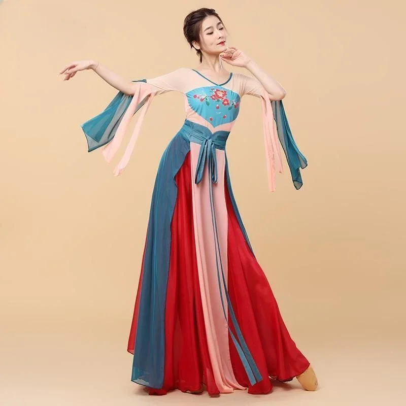 New Clothes Dance Body Charm Clothes Elegant Chinese Classic Dance Kung Fu Clothes Performance Costumes Performance Wear