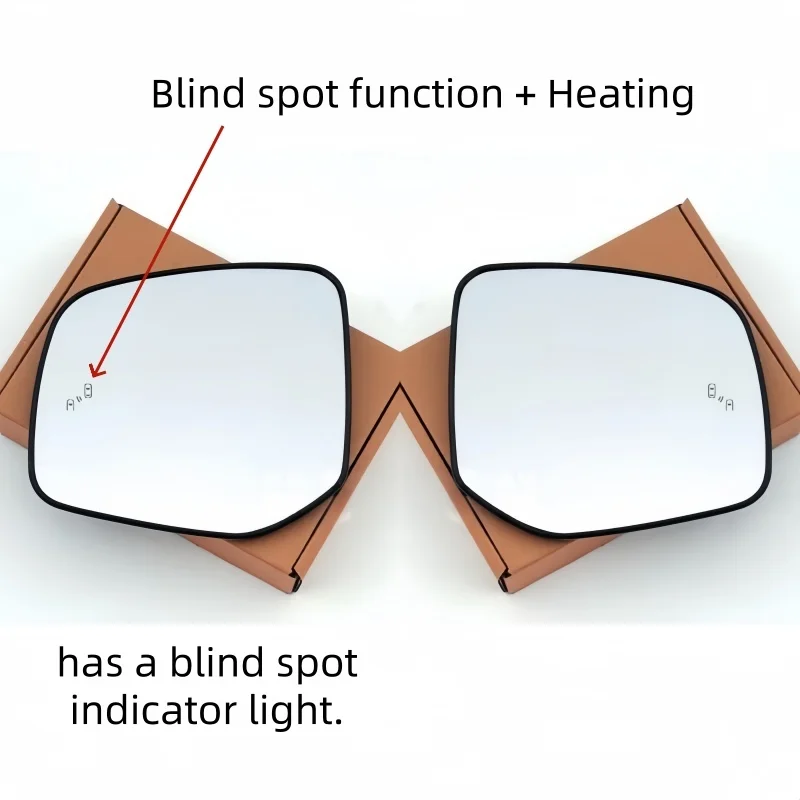 

For Lexus LX600 2022-2025 Blind spot heating lens car mirrors 1 pair Side Rearview Mirror Glass Lens