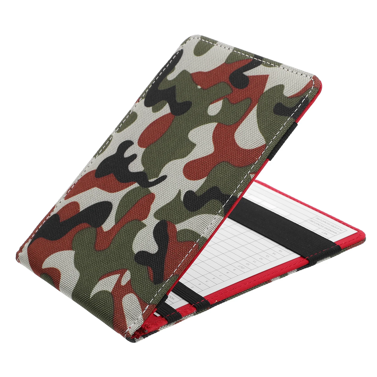 

1Set Golfs Scorebook Portable Lightweight Durable Oxford Cloth Score Recording Notebook Stylish Golf Scoring Supply for Outdoor