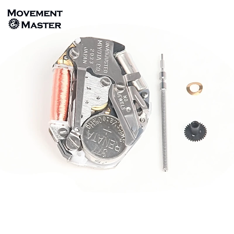 Оригинальный японский механизм MIYOTA 2035, высокая игла, исполнительный механизм 2036, 2033, 2039, кварцевый механизм, часы, запасные части