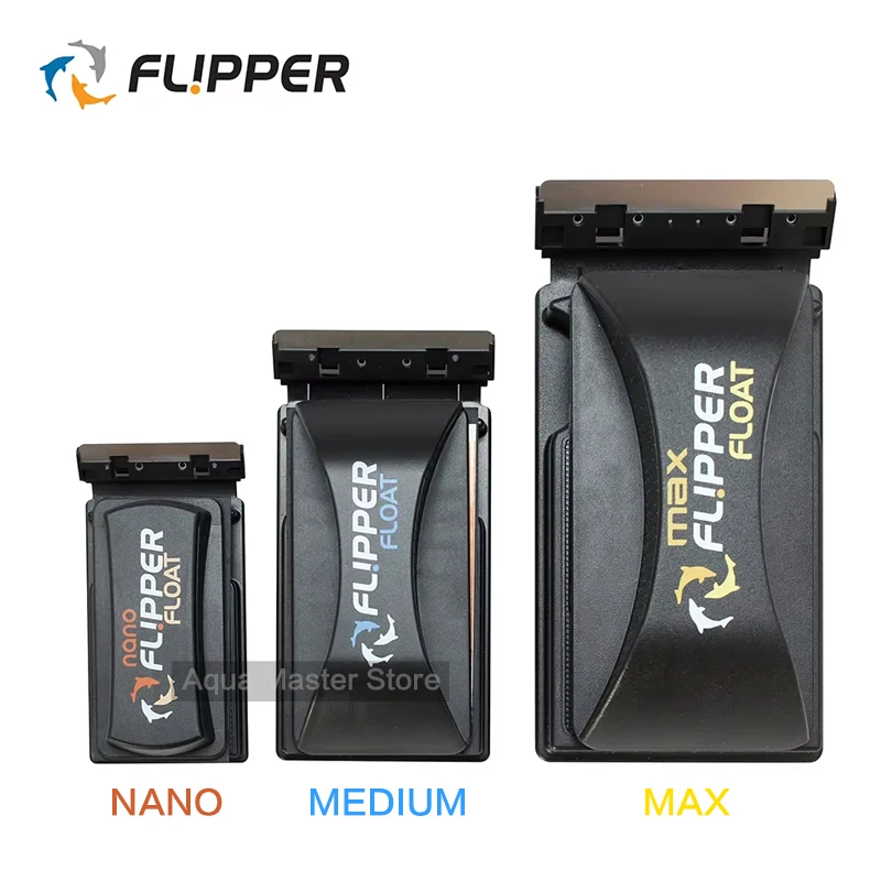 

Flipper Float Nano/Standard/Max 2 in 1 Magnetic Scrubber and Scraper Fish Tank Magnet Aquarium Algae Cleaner