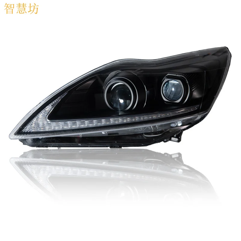 

Suitable for 09-11 Ford Focus Headlight Assembly Modified Lexus Style Demon Eye LED Lens Light