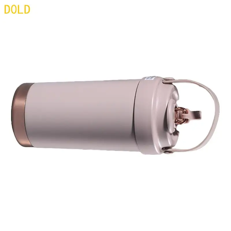 

Женский стиль 500 мл керамической внутренней вакуумной чашки с соломой для горячего холодного напитка Использование D0ld