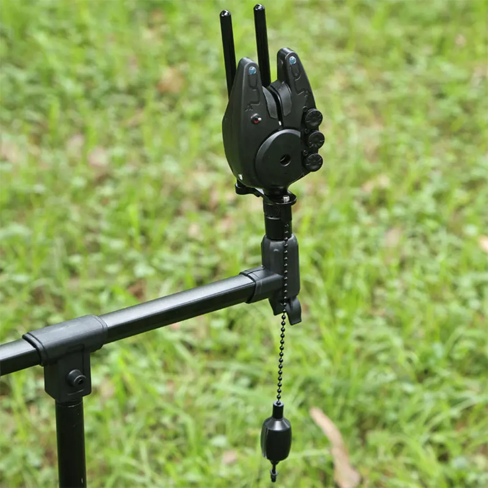 مجموعة أعواد مقاومة للرياح من سبائك الألومنيوم، منبه لدغة الصيد المحمول، مؤشر لدغة السمك خفيف الوزن لملحقات أدوات صيد الأسماك #2