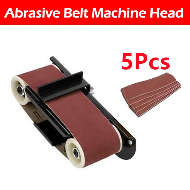 

Polishing Machine Table Grinding Metal Woodworking Grinding Machine DIY Table Multifunctional Aabrasive Belt Head Left/Right