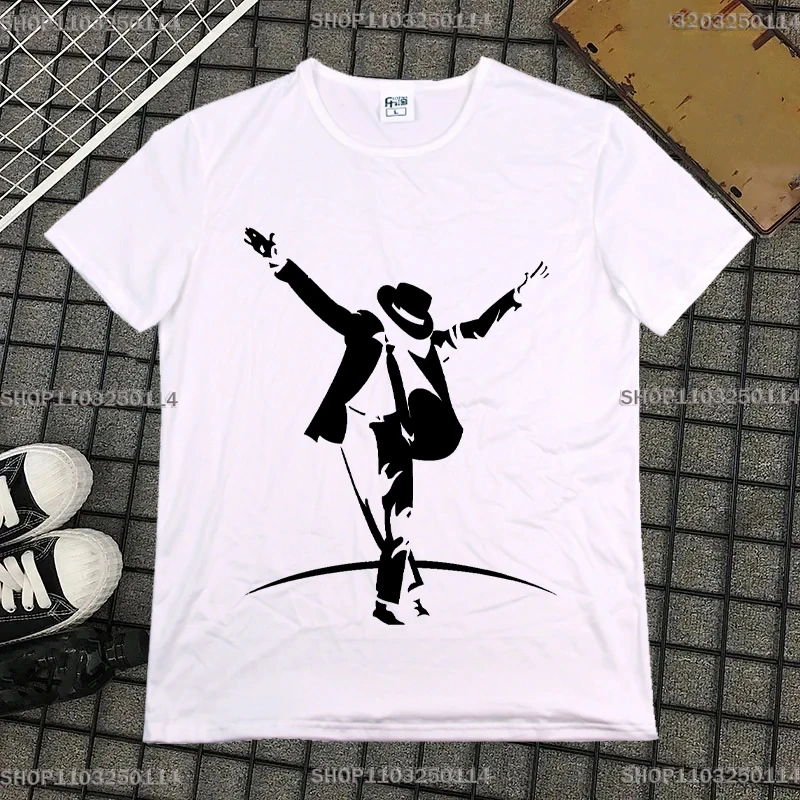 Michael Jackson T Shirt Design Custom Aldult Teen Unisex Digital Printing Tee Shirts Funny Art Streetwear Cartoon Tee  T-Shirt